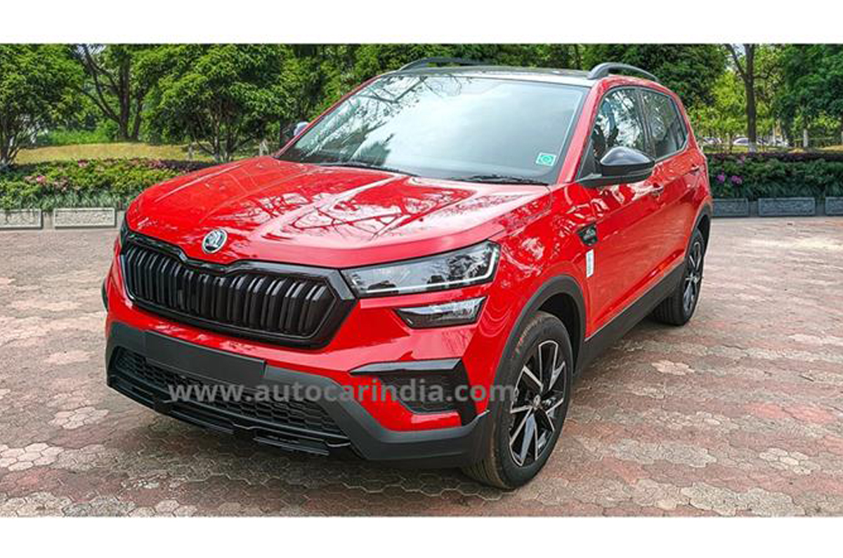 Skoda Kushaq Monte Carlo front quarter 